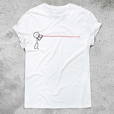 Human Touch Couple T-Shirts featuring a playful design for an anniversary t-shirt gift