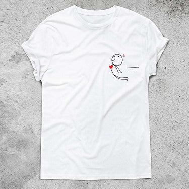 Couple T-shirts celebrating love with cute graphics for anniversary t-shirt gifts