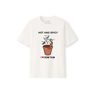 Funny foodie shirts for gifts featuring a humorous design about Som Tam with vibrant graphics
