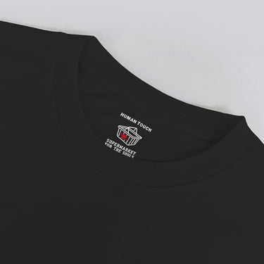 Funny egg t-shirt 100 percent cotton featuring classic black design by Human Touch