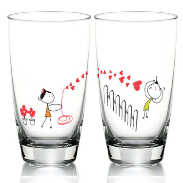 Artistic decorative glassware featuring anniversary flower keepsakes design, perfect for romantic occasions