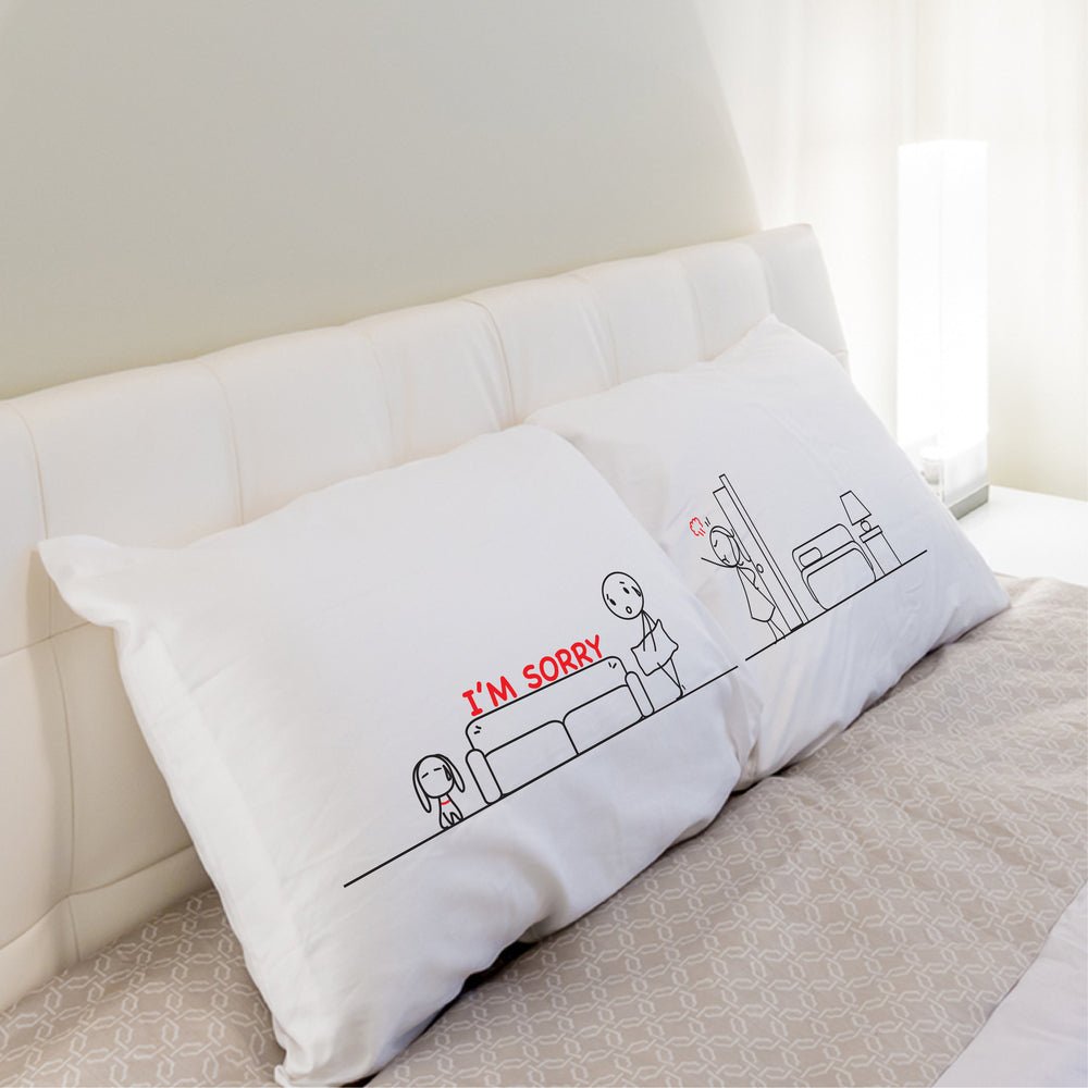 Resting gently on the bed, this adorable pillow makes the perfect, creative anniversary gift for both him and her.
