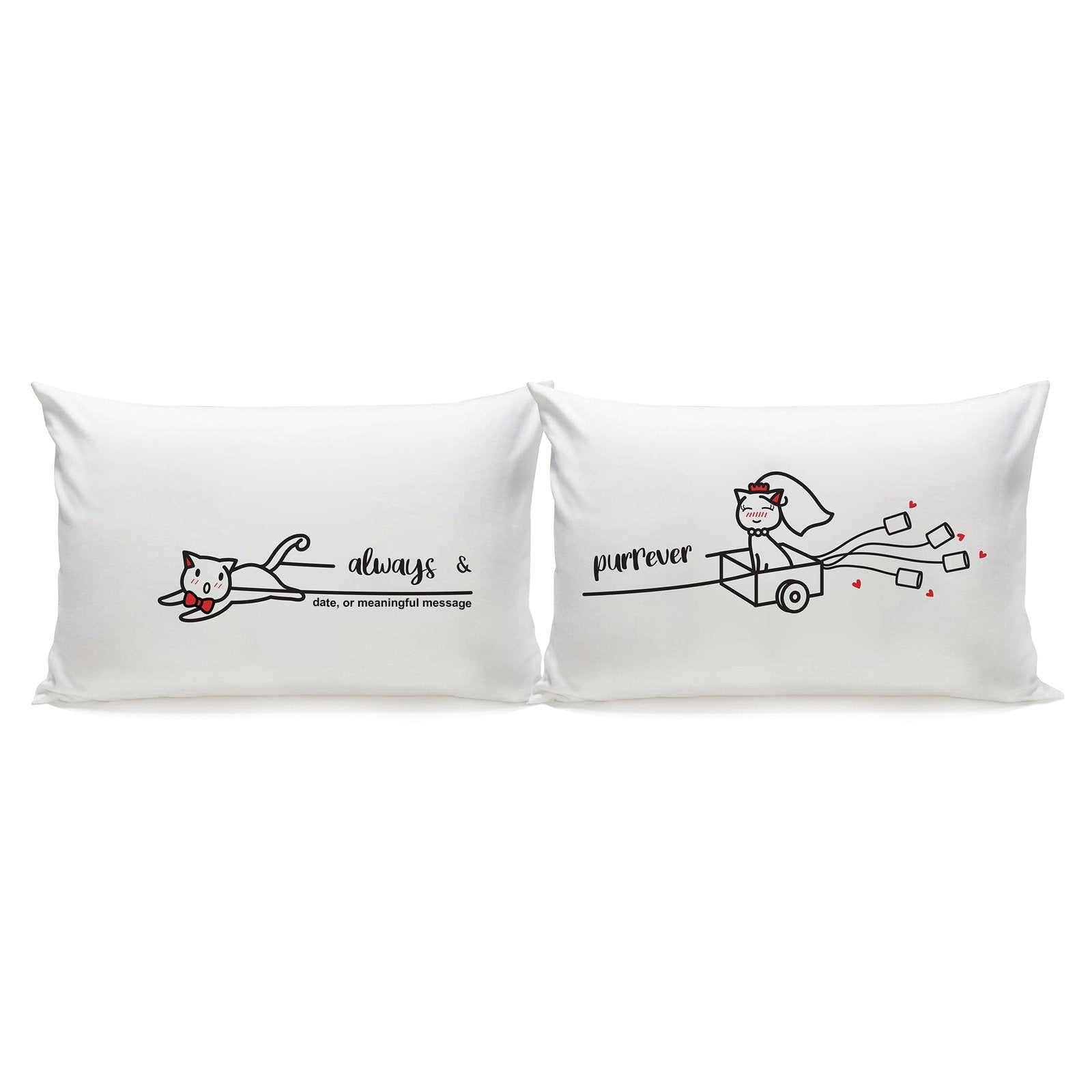 Get ready to inspire romance with a pair of beautifully designed pillows - the perfect anniversary gift for couples or cherished present for him/her.