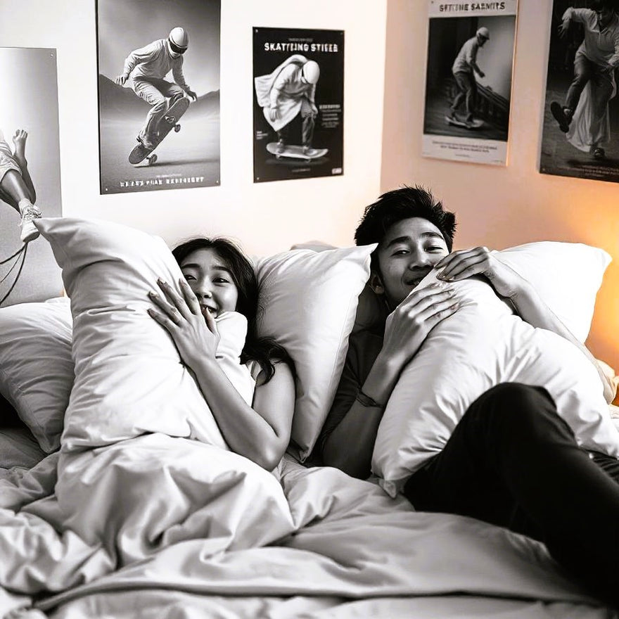 Hiding Behind a Pillow: From Childhood Scares to Cozy Halloween Movie Nights with Bae