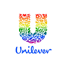 Colorful Unilever logo design representing diverse products for Mother's Day gift sets