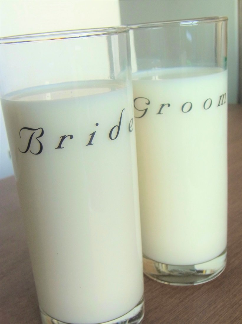 BRIDE&GROOM GLASS SET