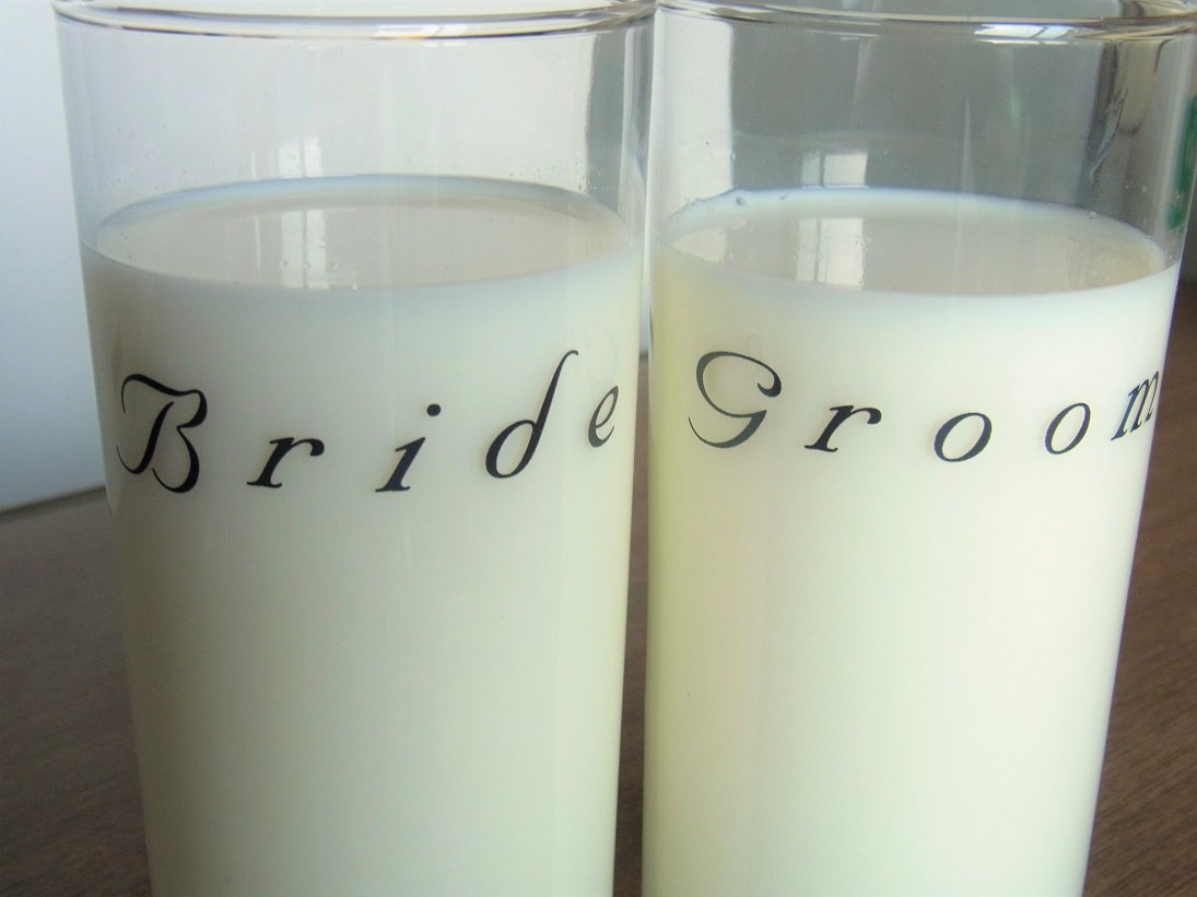 BRIDE&GROOM GLASS SET