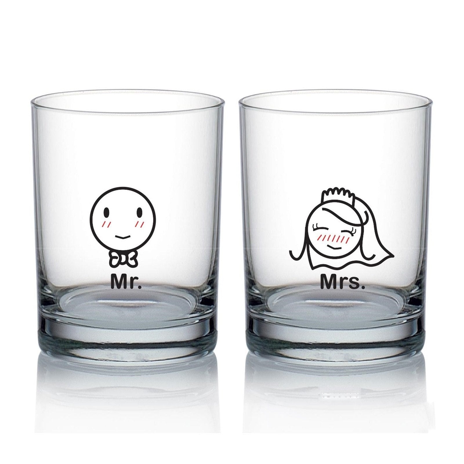 Mr and MrsHome & GardenHuman Touch OfficialThe perfect gift for the modern Mr and Mrs: show your love with this unique double-sided glass! Combining two hearts into one, it features the lovely "Mr" and "Mrs" 