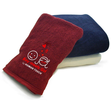 Boy Meets Girl Nano Zinc Towel set