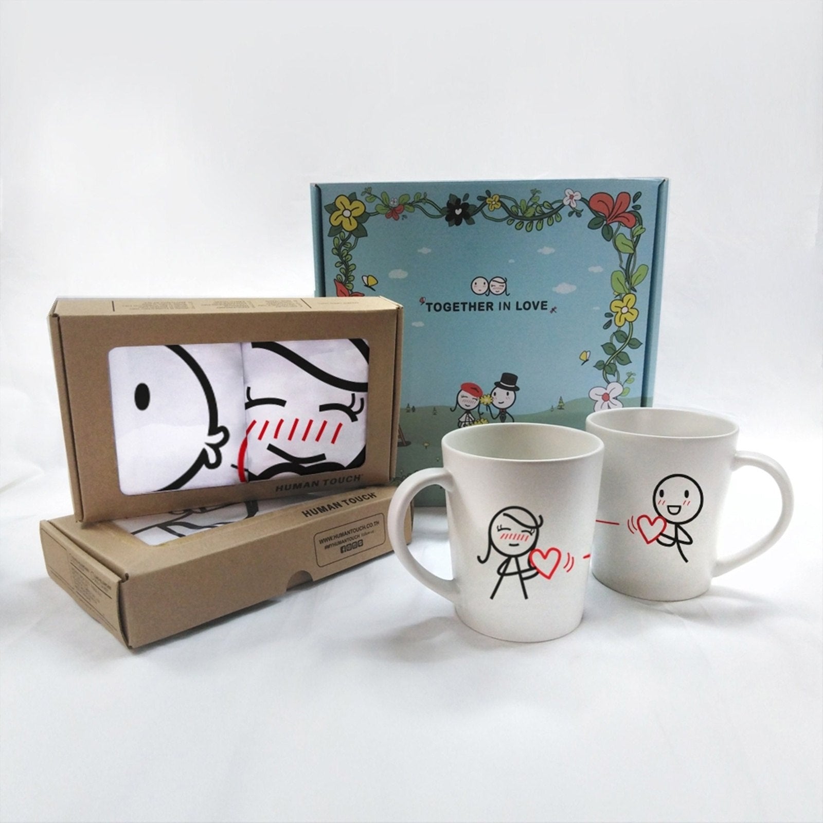 My heart beats for you gift setHome & GardenHuman Touch OfficialFeel the love beat in this special gift set! Perfect for that special someone, "My heart beats for you" comes complete with a heartfelt graphic and a promise for the