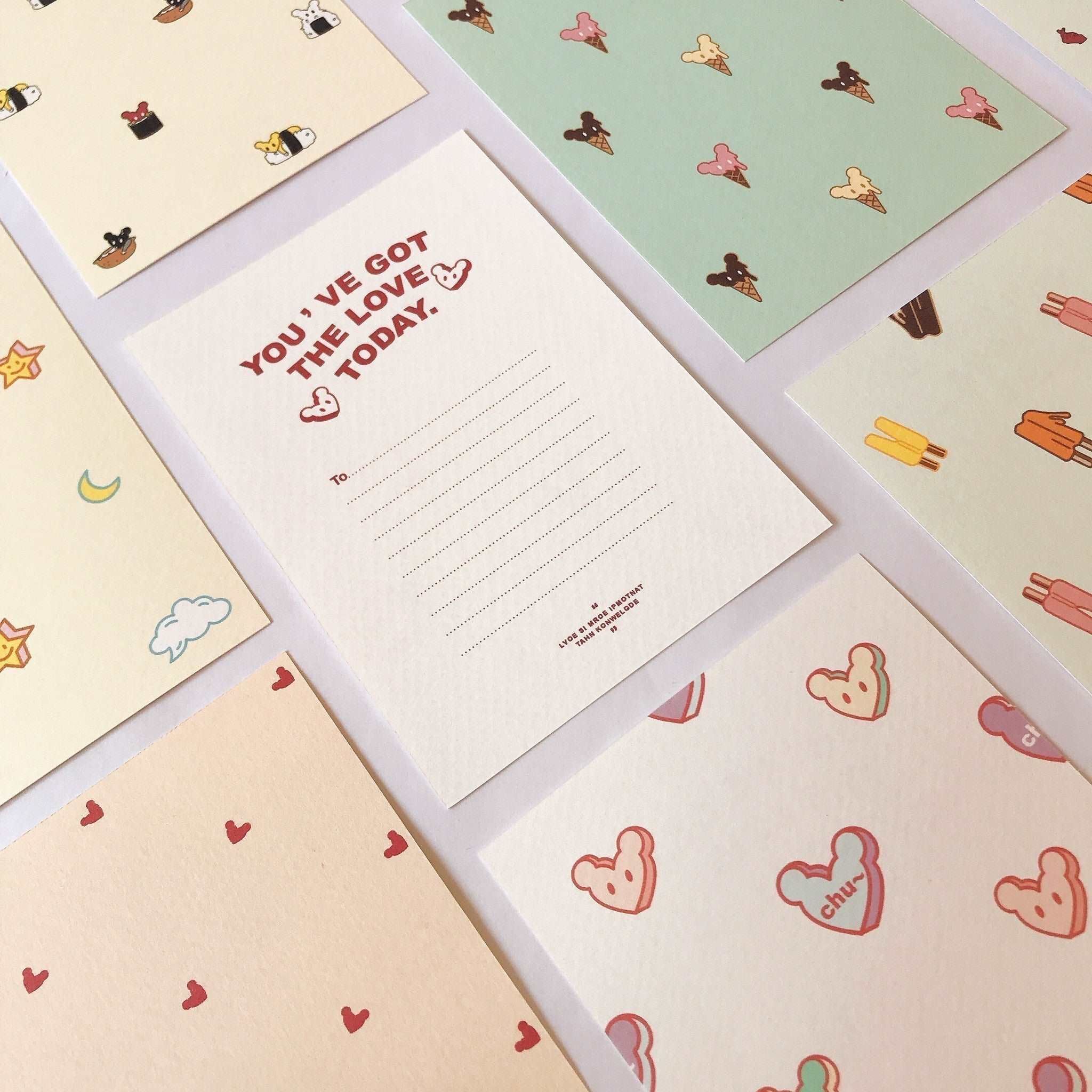 Melty icecream valentines cards Human Touch Official