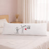 Human Touch long pillow featuring a romantic design, perfect as romantic gifts for far away partner