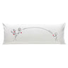 Human Touch romantic couple pillow featuring playful stick figure design with hearts