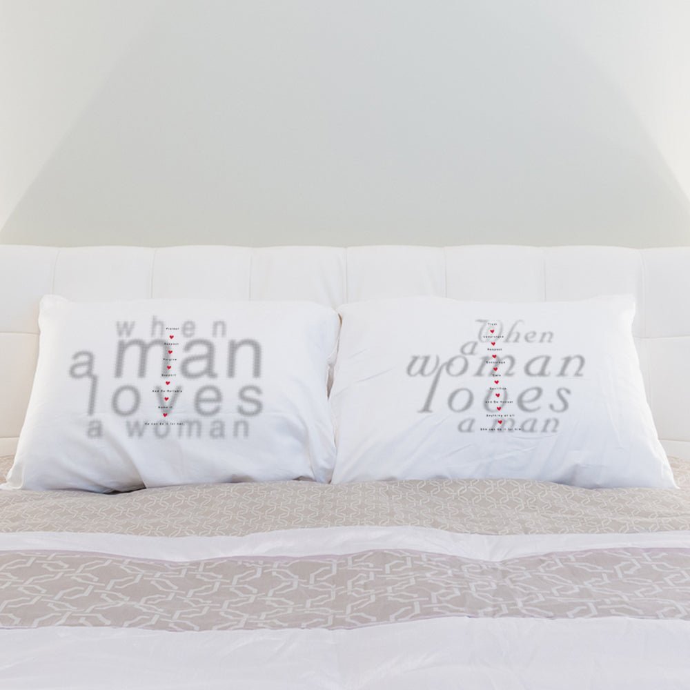 Transform your bedroom into a cozy haven with a serene white bed adorned with plush pillows, perfect for couples in need of a creative and romantic anniversary gift.