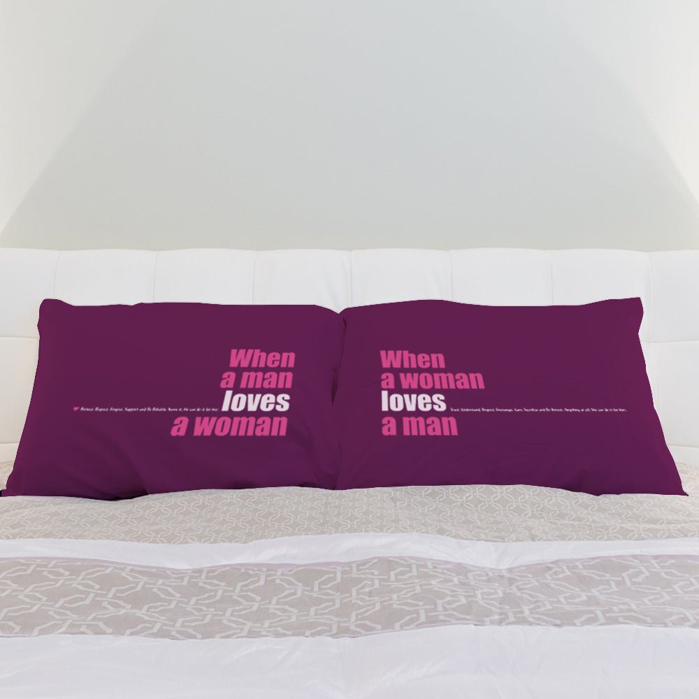 Enhance your bedroom with elegant purple pillows, a delightful addition perfect for couples, anniversaries, and charming gifts.