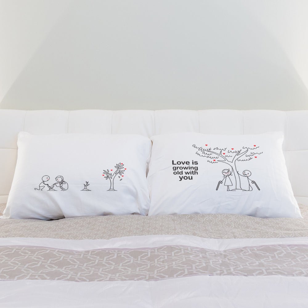Transform your bedroom with a stunning white bed adorned with plush pillows, perfect for those searching for a creative and cute gift for couples or a memorable anniversary surprise.